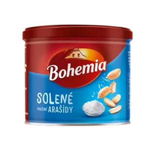 Arašídy BOHEMIA solené 135 g