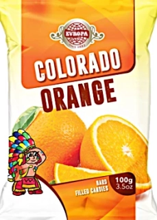 Ovocné bonbóny (furé) COLORADO 100 g - POMERANČ