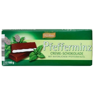 Čokoláda BÖHME 100 g hořká MÁTOVÁ - VÝPRODEJ !!! DMT: 2/2026