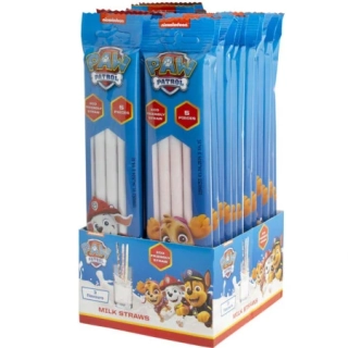 Brčka PAW PATROL 30 g (5x 6 g) na ochucení mléka - mix VANILKA, JAHODA, KAKAO - VÝPRODEJ !!! DMT: 4/2024