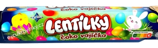 LENTILKY Orion 110 g mléčná čokoláda v cukrové polevě - BAREVNÁ VAJÍČKA - DOPRODEJ !!! - poslední 3 ks