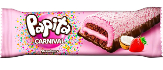 Piškot PAPITA carnival 36g s jahodovým marshmallow a kokosem