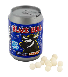 MINI plechovka s bonbony BLACK BULL 10 g - ovocný drops - 1 ks