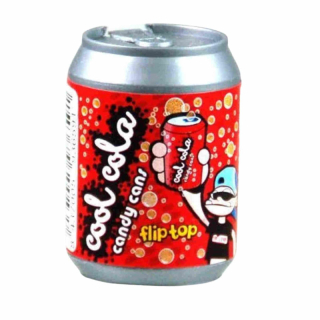 MINI plechovka s bonbony COOL COLA 10 g - ovocný drops - 1 ks