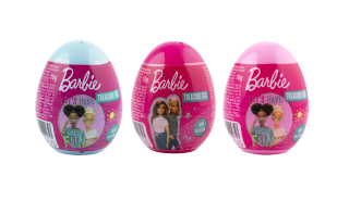 Plastové vajíčko BARBIE & cukrovinka 10 g - VÝPRODEJ !!! DMT: 4/2025