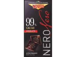 Čokoláda NOVI 75 g NERO hořká 99 % - VÝPRODEJ !!! DMT: 5/2026