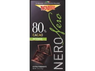 Čokoláda NOVI 75 g NERO hořká 80 % - VÝPRODEJ !!! DMT: 5/2026