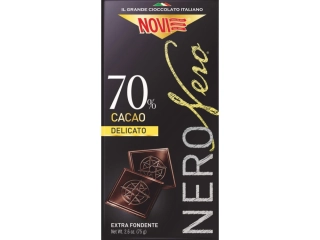 Čokoláda NOVI 75 g NERO hořká 70 % - VÝPRODEJ !!! DMT: 2/2026
