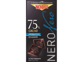 Čokoláda NOVI 75 g NERO hořká 75 %