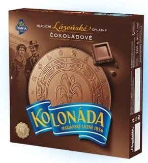 OPAVIA Kolonáda 200 g lázeňské oplatky ČOKOLÁDA