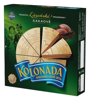 OPAVIA Kolonáda 200 g lázeňské trojhránky KAKAO - VÝPRODEJ !!! DMT: 8/2025