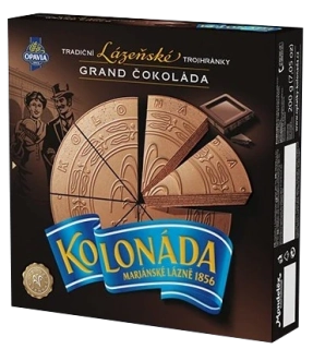 OPAVIA Kolonáda 200 g lázeňské trojhránky GRAND ČOKOLÁDA