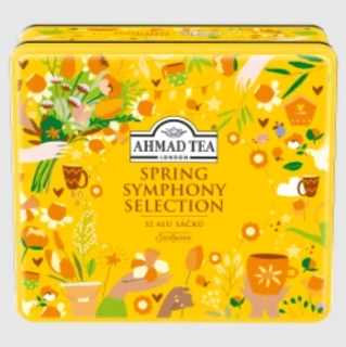 AHMAD TEA 64 g - SPRING SYMPHONY SELECTION - kovová dóza - poslední 1 ks