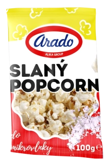 Popcorn TOP POP slaný - Salty 100 g