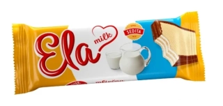 Oplatka ELA 40 g S FRUKTÓZOU - mléčná