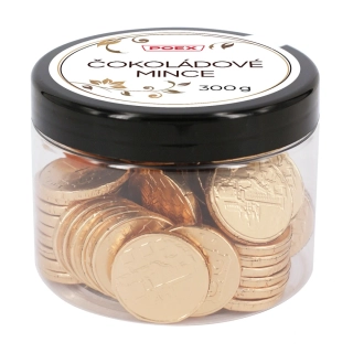Čokoládové mince ČESKÉ / PRAHA - 0.3 kg BOX cca 75 ks