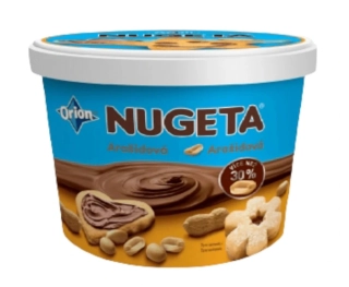 Arašídová pomazánka NUGETA 3 kg - MEGA balení - VÝPRODEJ - prasklé víko - pouze 1 ks