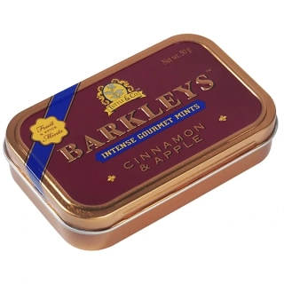 Bonbónky v kovové krabičce BARKLEYS 50 g - jablko & skořice