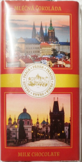 Čokoláda PRAHA 100 g mléčná - PRAHA večerní