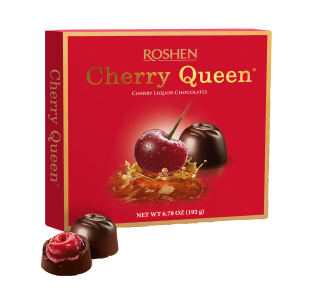 Bonboniéra CHERRY QUEEN 192 g - višně v likéru