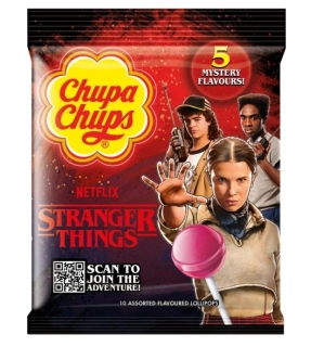 Lízátko CHUPA CHUPS 10x 12 g STRANGER THINGS (120 g)