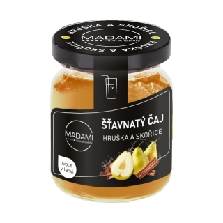 Šťavnatý čaj MADAMI 55 g HRUŠKA & SKOŘICE - AKCE !!!