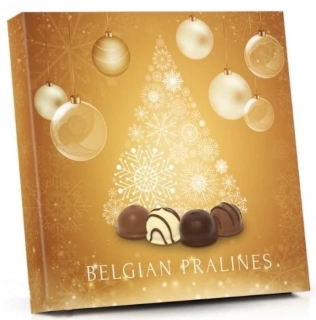 Belgické pralinky 200 g - ZLATÉ / ZLATÝ STROMEK