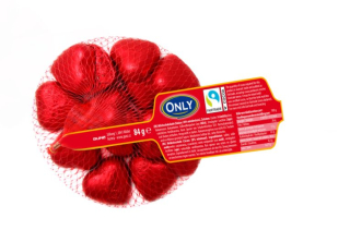 Čokoládová srdíčka 84 g v síťce