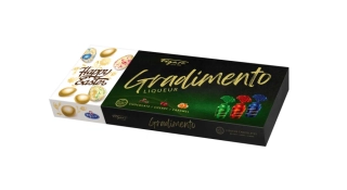 Čokoládové soudečky s alkoholem Figaro GRADIMENTO LIQUERE 153 g - SOUDEČKY