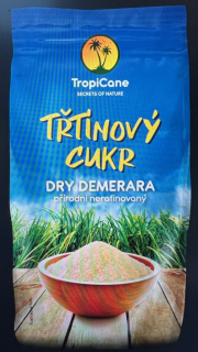 Třtinový cukr TropiCane 1 kg přírodní