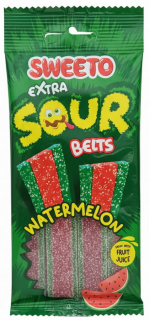 Želé pásky SWEETO 75 g kyselé - MELOUN