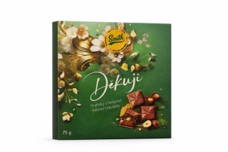 Čokoládové pralinky SMITH 75 g DĚKUJI - VÝPRODEJ !!! DMT: 4/2026