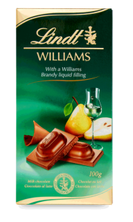 Čokoláda Lindt 100 g WILLIAMS