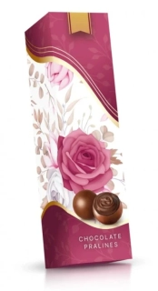 Italské čokoládové mini pralinky 40 g - RŮŽE - VÝPRODEJ !!! DMT: 2/2026