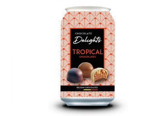 Originální belgické pralinky DELIGHTS 65 g - PLECHOVKA - TROPICAL