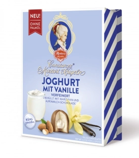 Mozartovy koule REBER 120 g Mozart Constanze - bílá čokoláda & limoncello - JOGHURT & VANILLE - AKCE !!!