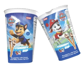 Oříškový krém & tyčinky YUMMY DIP 40 g PAW PATROL