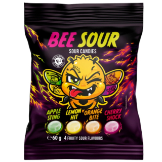 Kyselé bonbóny BEE SOUR 60 g