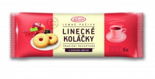 Linecké koláčky KLASA 150g s ovocnou náplní