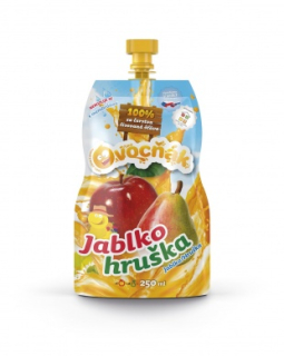 Mošt OVOCŇÁK 250 ml Jablko - Hruška
