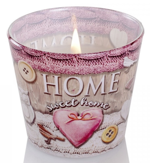 Bartek vonná svíčka ve skle Home sweet home