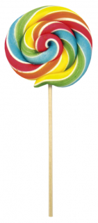 Lízátko 40 g RAINBOW DISC placaté (1 ks)