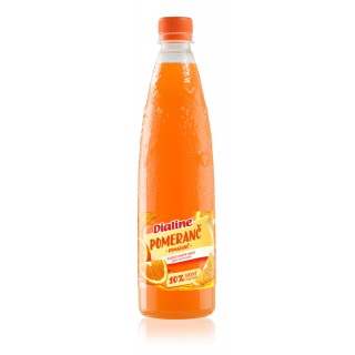 Sirup D.LINE s fruktózou 650 ml POMERANČ