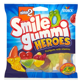 Nimm2 Smile gummi HEROES ovocné želé s vitamíny 90 g - VÝPRODEJ !!! DMT: 9/2024