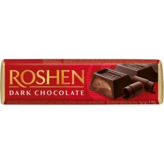 ROSHEN hořká čokoládová tyčinka 43 g s kakaovou náplní