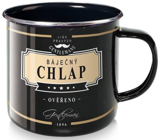 Liga Pravých Gentlemanů PLECHÁČEK Báječný chlap 400 ml