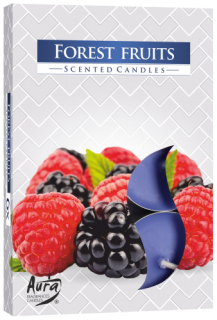 Bispol vonné čajové svíčky 6 ks - FOREST FRUITS - lesní ovoce