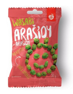 ARAŠÍDY wasabi IBK - pražené a solené 50g