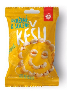 KEŠU oříšky IBK - pražené a solené 60g