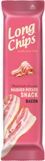 Bramborový snack Dlouhé Chipsy s příchutí slaniny 75 g